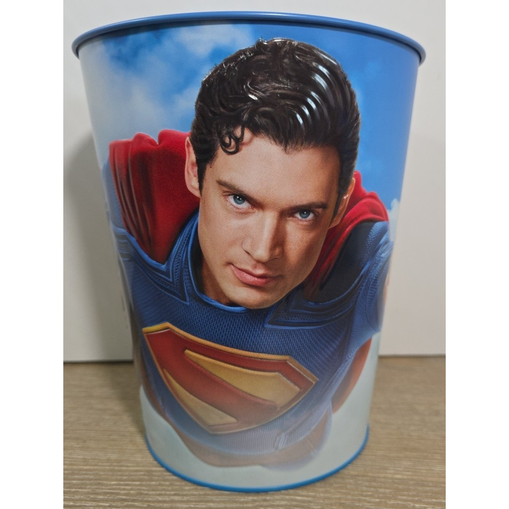 Superman Tin‎ Popcorn Bucket Cinemark Exclusive 2025 NEW/UNUSED